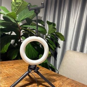 Adjustable Ring Light with Tripod Stand